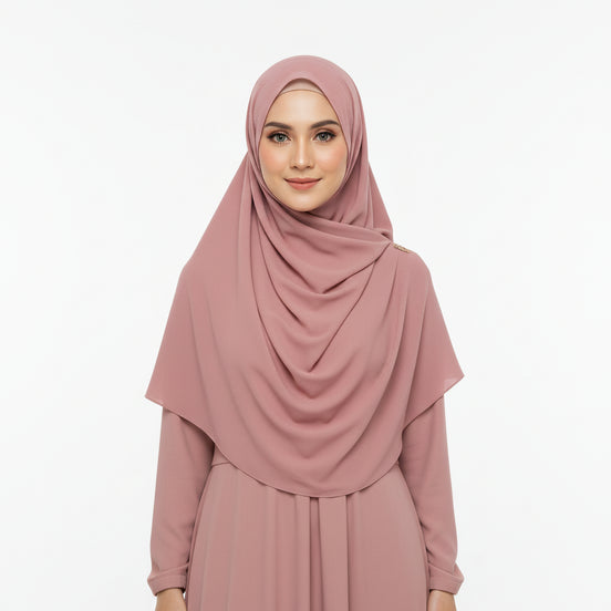 Vintage Rose Georgette Chiffon